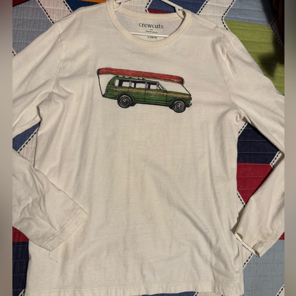 J.Crew factory boys long sleeve top. Size 10-11. Vguc.
